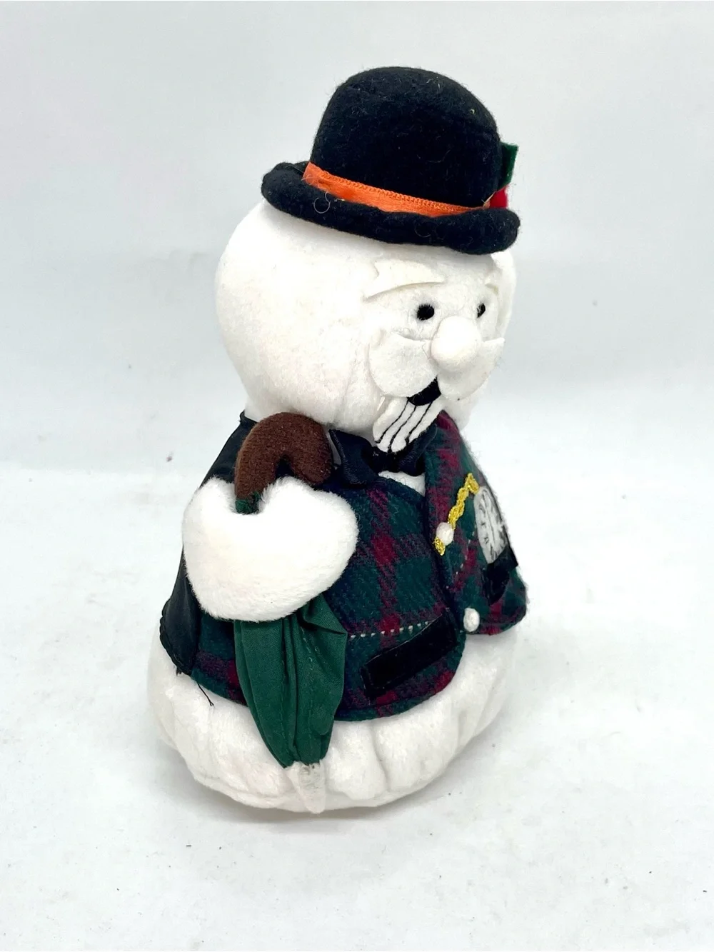 1999 CVS Stuffins Island of Misfit Toys Sam The Snowman Plush Ornament 7